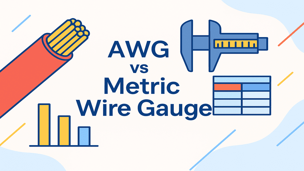 Wire Gauges in AWG and the Metric System