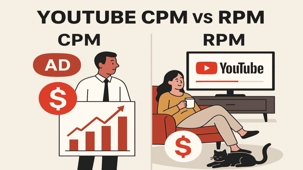 YouTube CPM vs RPM Explanation &am