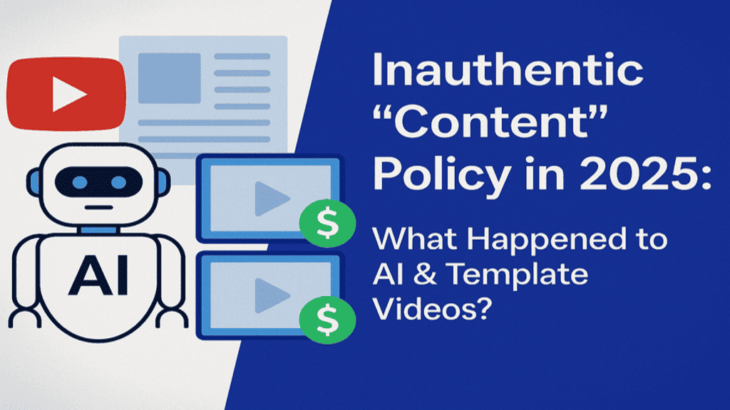 YouTube’s Inauthentic Content Policy in 2025: What Ha